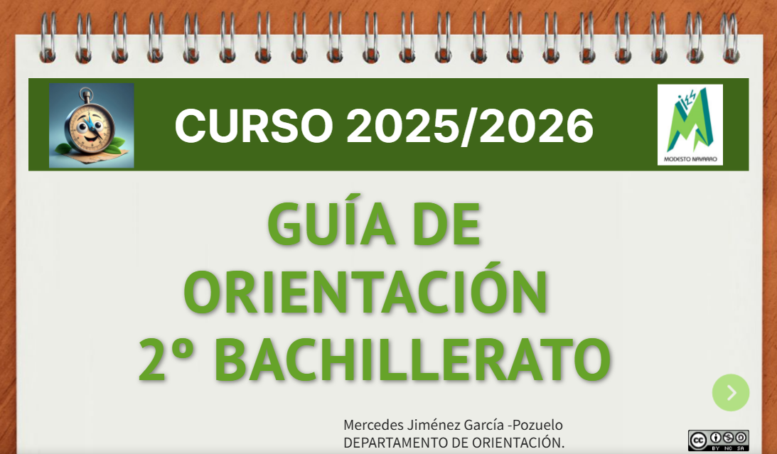 GUÍA DE ORIENTACIÓN 2º BACHILLERATO