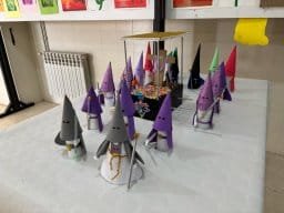 Recreación de una procesión de Semana Santa
