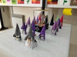 Recreación de una procesión de Semana Santa